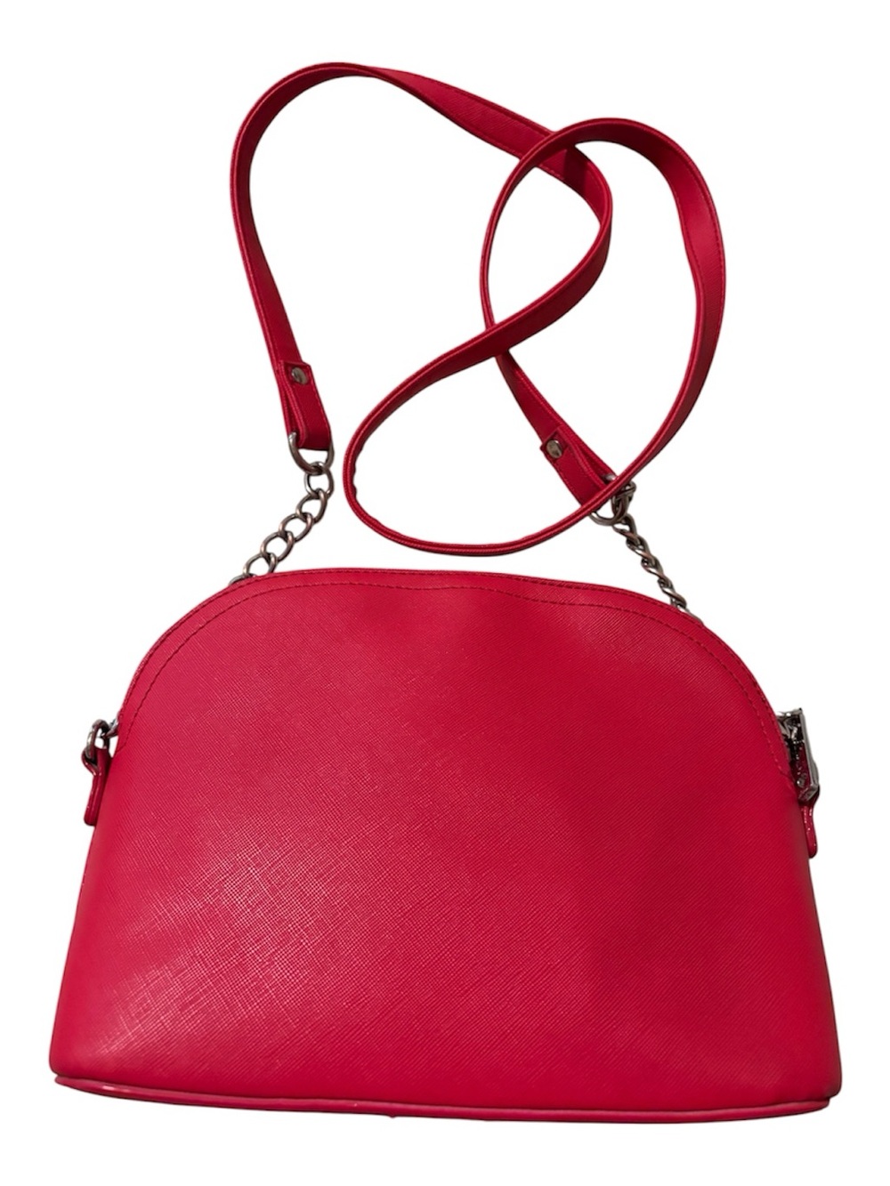Betsey Johnson red domed crossbody - Picture 2 of 8